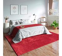 Mia's Teppiche Olivia pour Salon/Chambre à Coucher - Lavable - 240x340 cm, Rouge