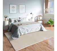 Mia's Teppiche Olivia pour Salon/Chambre à Coucher - Lavable - 60x110 cm, Beige