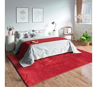 Mia's Teppiche Olivia pour Salon/Chambre à Coucher - Lavable - 80x150 cm, Rouge