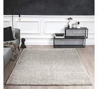 Mia's Teppiche Shaggy Tapis Salon, Haute Pile, 120x160 cm, Gris