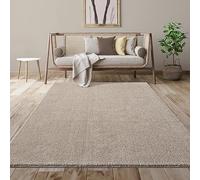 Mias Teppiche Tapis de Salon géant Moderne à Poils Courts et Moelleux - Toucher Super Doux - Effet mélangé - Brillance élégante