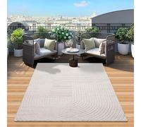 Mia's Teppiche "Zoey - Tapis de Haute qualité pour Le Salon et la Chambre - Beige - en 160 x 220 cm en polypropylène