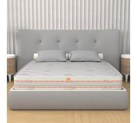 miasuite i sogni italiani Ailime Haut Matelas Matrimonial Amovible Mémoire, 160 x 190 x 25 cm, Aloé Véra, Blanche, 160 x 190 cm, Mémoire; Orthopédique