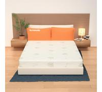 Matelas en mousse à mémoire de forme, 80x190 hauteur 17 cm - Housse amovible,...