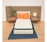 MiaSuite i sogni Italiani Matelas Épaisseur 30 cm, 85x195 - mémoire de Forme, déhoussable en Bayscent | Cabrio
