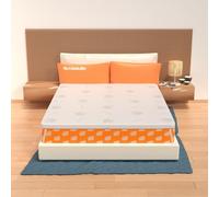 miasuite i sogni italiani Surmatelas 80x190 - épaisseur 8 cm, mémoire de forme, déhoussable en AloeVera.