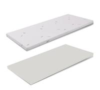 miasuite i sogni italiani Surmatelas en mousse à mémoire de forme 110x200 - épaisseur 10 cm, déhoussable en AloeVera.