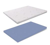 miasuite Les rêves Italiens Semi-Rigide Topper Haut 3 cm en polyuréthane - Dispositif médical - Conditionneur pour Matelas 140x190 Blanc