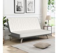 MiaSuite Matelas 130 x 190 cm pour canapé lit Clic Clac, hauteur 12 cm, matelas avec pli central, orthopédique, dispositif médical - Made in Italy