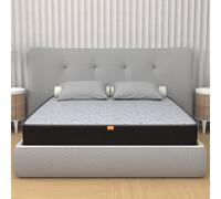 MiaSuite Matelas 160 x 200 cm double mousse à mémoire de forme, hauteur 20 cm, orthopédique, auto-modelant, respirant et anti-acariens, hypoallergénique - Dispositif médical - Made in Italy - Noeud