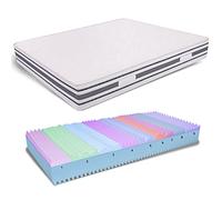 MiaSuiteMatelas King Size Memory pour lit Double 180 x 200 H 30 cm déhoussable orthopédique Dispositif médical