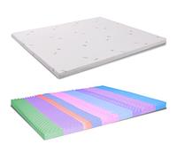 MiaSuiteTopper à mémoire de Forme française 140 x 195 H 7 cm déhoussable Aloe Vera - Correcteur pour Matelas