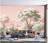 MIATCENRT Papier Peint Panoramique Illustrations D'Arbres De Chemins Et De Paysages, 3D Mural Moderne Papier Peint en Soie Poster XXL, Salon Chambre Mur de Fond Décoration Murale 350x256cm