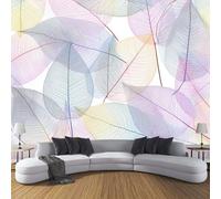 MIATCENRT Papier Peint Panoramique Lame Transparente Simple, 450x315cm (L×H) Papier Peint Tissu en Soie Murale Pastel coloré, Poster Geant 3D, pour Salon Chambre Restaurant Décoration Murale
