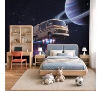 MIATCENRT Papier Peint Panoramique Univers De Science-Fiction Thème Mural
