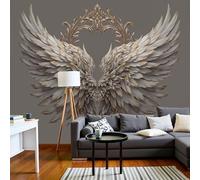 MIATCENRT Papier Peint Soie Panoramique Décorations De Luxe, 250x175cm, 3D Poster Geant Muraux Non Auto-Adhésif Déco, Ailes D'Anges, pour Salon Chambre Restaurant Décoration Murale