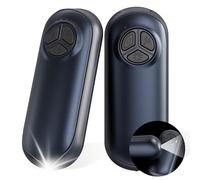 Miaton Chaufferette Main Reutilisable avec Lampe Torche 2 Pack, 6000 mAh Chauffage Portable Chauffe Main Rechargeable, Chaufferette Electrique Main, Cadeaux de Noël pour l'extérieur/Camping/Chasse