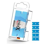 miaX Lames de Rechange en Plastique pour Grattoir Universel, avec boîte pratique - nettoyage doux pour surfaces sensibles - compatibles avec le grattoir miaX pour plaques vitrocéramiques