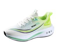 MiaZane Chaussures de Course Unisex Légères Respirantes en Mesh Sport avec Semelle Amortissante Options de Couleurs à la Mode pour Usage Quotidien Gamme de Tailles Complète,Vert,45 EU