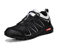 MiaZane Chaussures de randonnée Unisexes, Respirantes et antidérapantes, idéales pour Trekking, vélo et activités Aquatiques,Blackwhite,39 EU