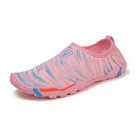 MiaZane Femmes Hommes Sport Eau Pieds Nus Chaussures Séchage Rapide Aqua Sneakers pour Trail Running Natation Plongée Surf Aqua Piscine Plage Marche Yoga,Rose,44 EU