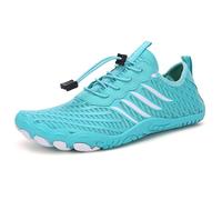 MiaZane Pieds Nus Chaussures Hommes Femmes Eau Plage Nager Chaussures Séchage Rapide Maille Aqua Sneakers Courir Entraîneurs Plongée Ajustable Bande,A3 Moonlight,41 EU