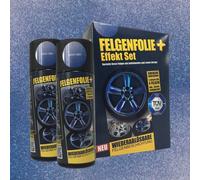 mibenco film pour jantes effet set, 71000027 argent métallique, 2 boîtes à 400ml