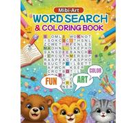 Mibí-Art: Word Search & Coloring book: “Discover hidden words and bring the illustrations to life”