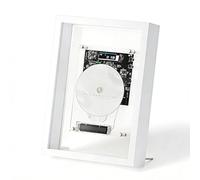 MiBoce Cadre Photo Décoratif Mural pour CD, Lecteur CD Bluetooth 5.0, avec Écran Numérique LED/télécommande, Sortie AUX 3,5 Mm, sans Haut-parleurs, pour La Décoration Intérieure