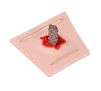 MiBoce Foreign Body Puncture Training Model, Wearable Foreign Body Embedded Wound Model, Limb Penetration Injury Model, Realistic Trauma Simulation Sleeve for Hemostasis & Puncture Training