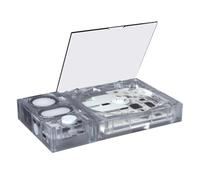 MiBoce Lecteur CD Portable, Lecteur CD De Bureau Bluetooth, avec Haut-Parleur Amovible, Affichage Numérique LED, Sortie Stéréo 3,5 Mm, Batterie Rechargeable Intégrée, pour Maison/Voiture