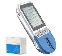 MiBoce Moniteur De Lipides Multifonction 5 en 1, Kit De Test De Cholestérol, avec 25 Bandelettes De Test, Stockage De Données De 500 Groupes, Résultats Rapides De 2 Minutes, pour Un Usage Domestique