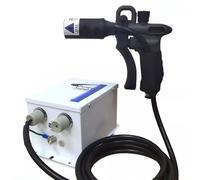 MiBoce Pistolet À Air Ionisant, Pistolet À Air Antistatique + Générateur Haute Tension 4,6 KV, Pression d'air Réglable, Équilibre Ionique ± 35 V, pour L'élimination Statique Industrielle