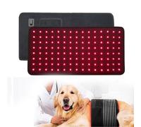 MiBoce Red Light Therapy Belt for Pets, 120pcs LED Light Beads, Anti-Licking Infrared Red Light Therapy Device, Adjustable Power and Time, for Pain Relief, Wound Care in Dogs, Cats, Horses, Women/Men