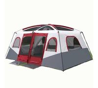 MiBoce Tente De Camping Familiale pour 4 À 6/8 À 12 Personnes, Tente Imperméable À Double Couche, avec 2 Chambres, Facile À Transporter, pour Le Camping en Plein Air, La Randonnée, Les Festivals