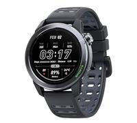 Mibro GS Active2 Montre Connectée Running, 39g, Coach, 5ATM, 15 Jours | AMOLED 1,32, GPS précis, Plans 5K 10K semi, Outils d'entraînement, Mode Padel, Appels Bluetooth, 2 Bracelets (Gris Foncé)