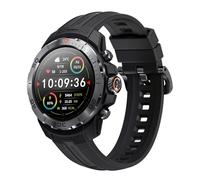 Mibro GS Explorer Montre Connectée Homme 1.32" AMOLED, Outdoor Smartwatch Militaire avec GPS, Étanche 10ATM, 20 Jours, Baromètre Surveiller SpO2 Boussole pour Aventure, Android et iOS (Noir)