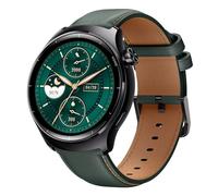 Mibro Lite3 Pro Montre Connectée Homme Femme 45mm, Autonomie 15j, Appels Bluetooth, 5ATM GPS Intégré, Smartwatch avec Suivi FC/Sommeil/SpO2, Bracelet Cuir Élégant, pour iPhone Android (Vert Foncé)