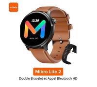Mibro Watch Lite 2 - Montre connectée avec Double Bracelet et Appel Bluetooth HD