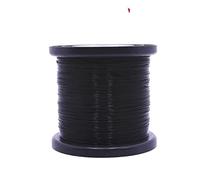 MIBSH Pipe Maison Fil spécial Ultra-Fin Haute température, Fil électronique Ultra-Fin en fluoroplastique, 26AWG 28AWG 30AWG 32AWG 34AWG Terre Électronique (Color : Noir, Size : 32 AWG)