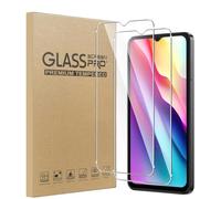 MIBZOR Lot de 2 Verre Trempé pour Doogee Note 56X / 56X Pro/Doogee Note 56 (6.56") Film en Protection écran efficace contre les Rayures Ultra Résistant 0,33mm HD Transparent Dureté 9H Glass