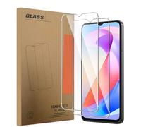MIBZOR Lot de 2 Verre Trempé pour ZTE Blade A35E (6.52") Film en Protection écran efficace contre les Rayures Ultra Résistant 0,33mm HD Ultra Transparent Dureté 9H Glass