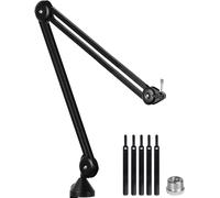 Mic Arm 2E Génération À Bras, Amélioré Perche Micro Avec Pince De Bureau Anti-Tremblement, Support De Microphone Stand Pour Blue Yeti Et Autres Micros[X106]