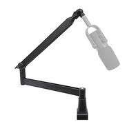 mic arm parts, Bras de micro à profil bas, support de flèche de microphone rotatif à 360 °, Compatible avec Fifine AM8 K669B Blue Yeti HyperX, avec adaptateur à Clip,for singing