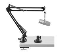 mic arm parts, Bras de microphone, Compatible avec Shure MV88 +, SM7B, MV7, MV7X, SM58, SM57, adaptateur de montage de bras de flèche de micro,for singing