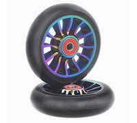 Mic-best Paire de Roue de scooter série Pro Stunt 100 mm - Avec roulements ABEC 9 - Pour Land Surfer/Prodigy/Apollo/JD Bug Trottinette Stunt