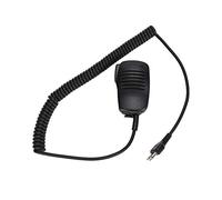 Mic Haut-Parleur Talkie Walkie Haut-Parleur portatif pour ICOM Cobra Maxon Midland Vertex Uniden etc. Microphone épaule avec Clip Rotatif à 360 degrés et écouteurs 3,5 mm