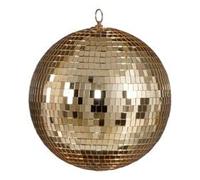Mica Boule Disco de Noël, diamètre 25 cm, Couleur Champagne