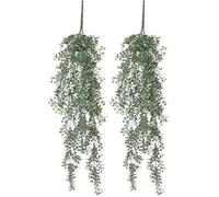 MICA Decorations 1021022 haengend - L74 cm buis Artificiel, Plastique, Vert, 74 x 18 x 18 cm (Lot de 2)