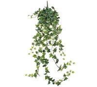 MICA Decorations 1026615 haengend Multicolore - L129 cm Lierre Artificiel, Polyester, Multicolore, Vert, 129 x 29 x 29 cm